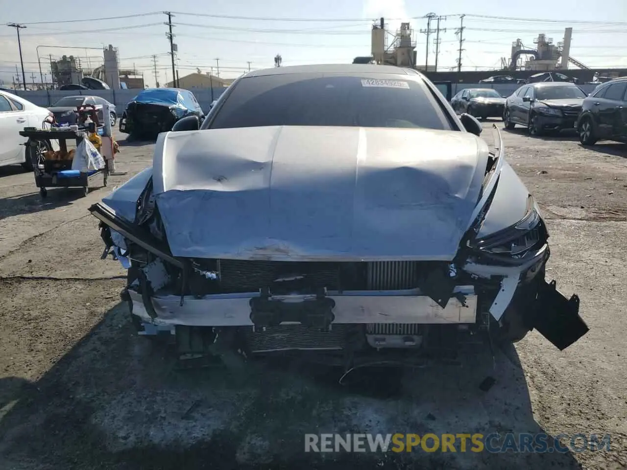 5 fotografías del automóvil dañado 5NPEK4JC3MH130508 HYUNDAI SONATA 2021