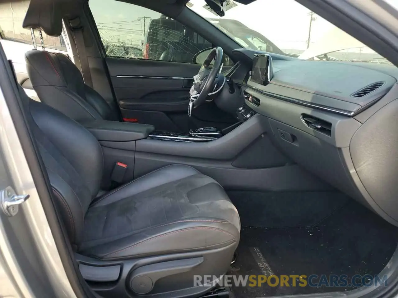 7 fotografías del automóvil dañado 5NPEK4JC3MH130508 HYUNDAI SONATA 2021