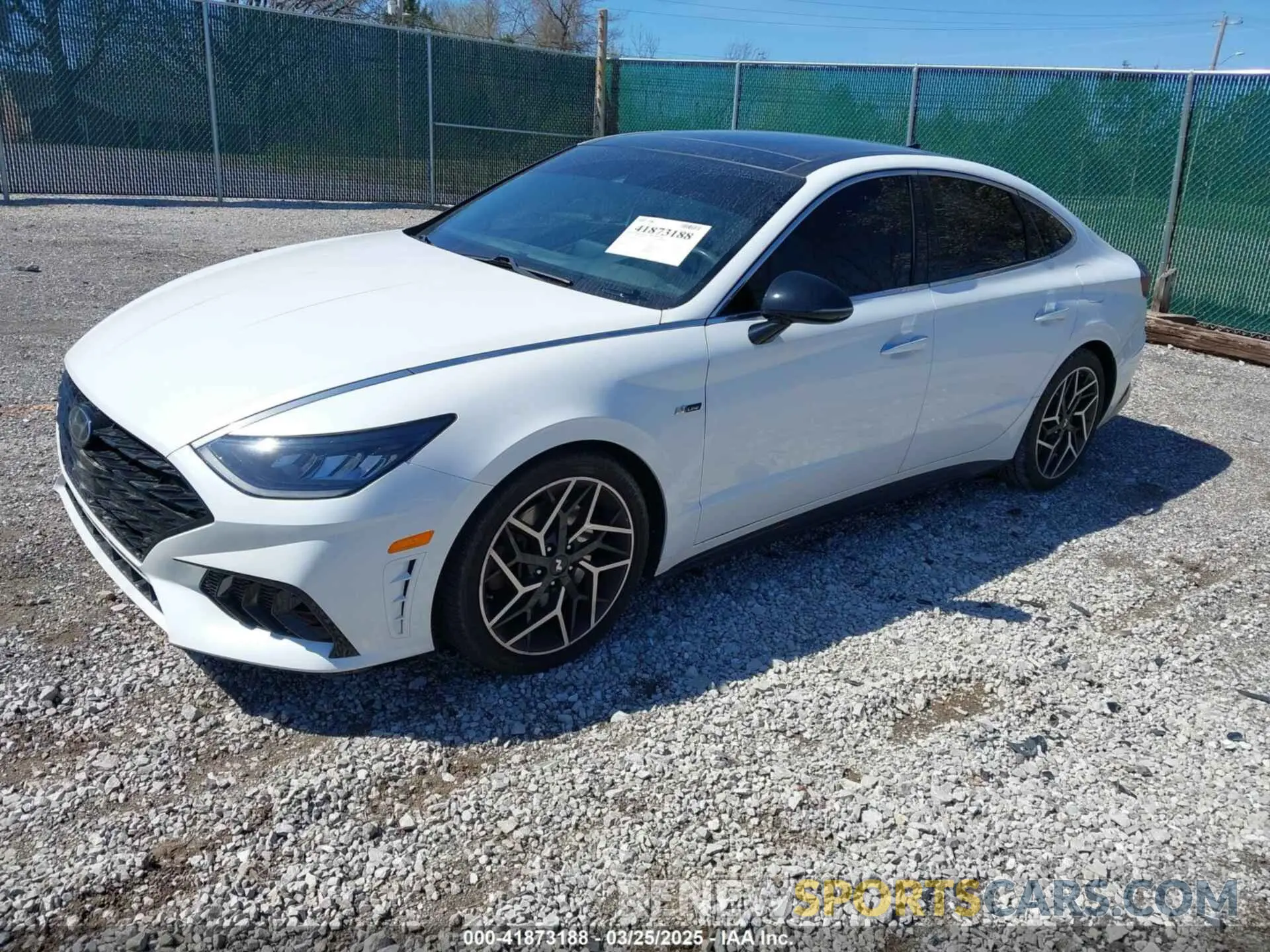 2 fotografías del automóvil dañado 5NPEK4JC5MH125746 HYUNDAI SONATA 2021