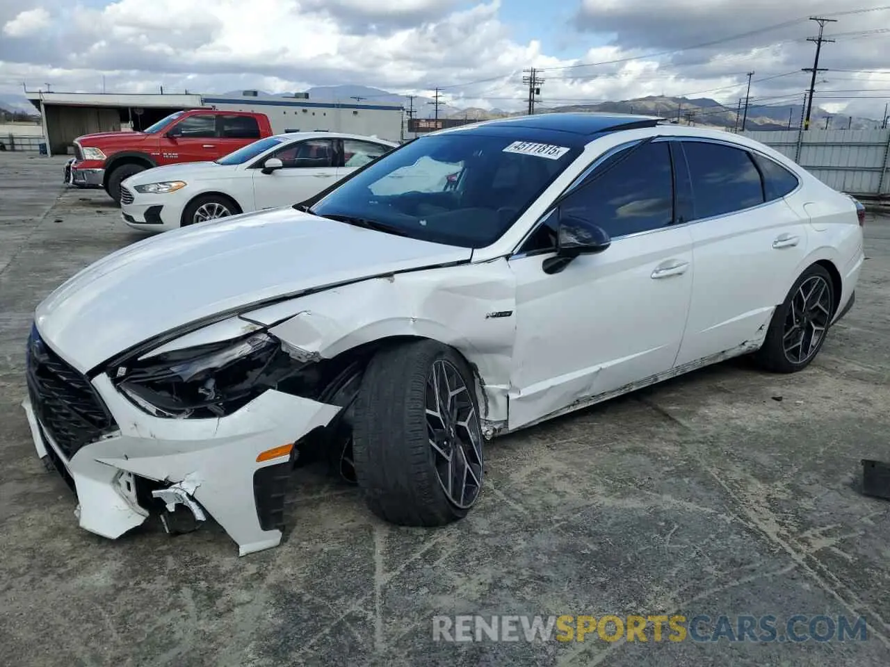 1 fotografías del automóvil dañado 5NPEK4JC6MH117610 HYUNDAI SONATA 2021