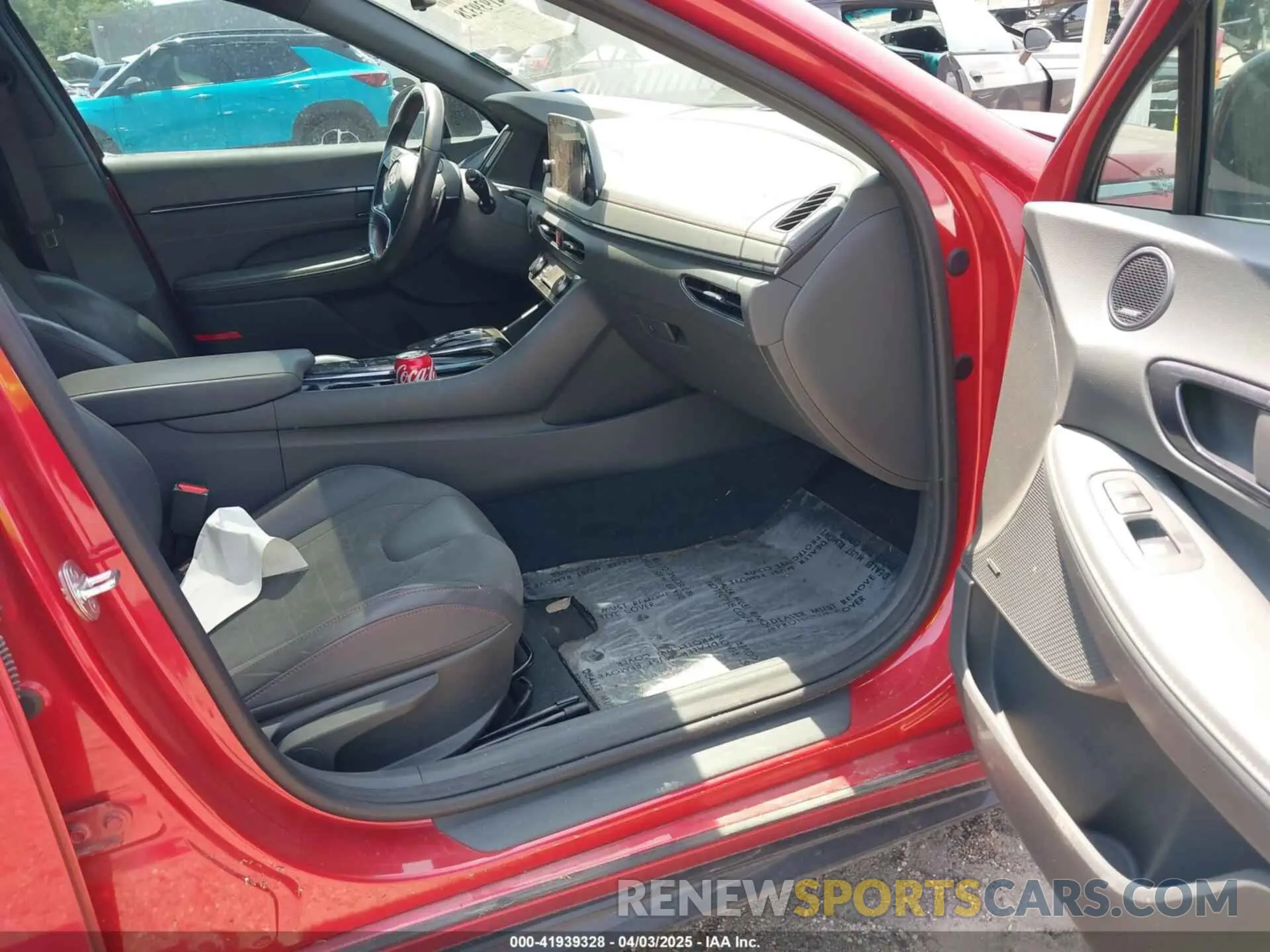 5 fotografías del automóvil dañado 5NPEK4JC8MH105765 HYUNDAI SONATA 2021