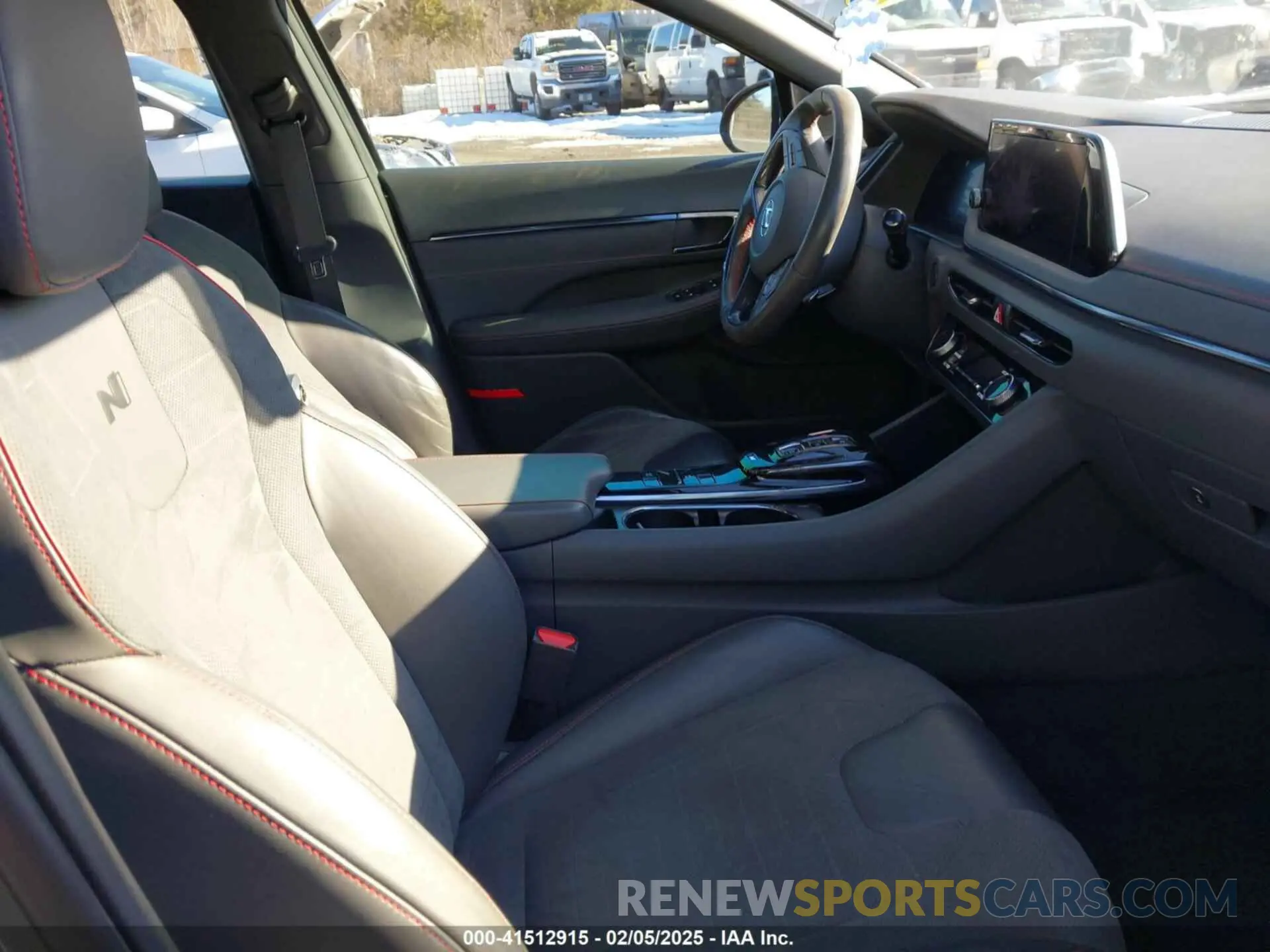 5 fotografías del automóvil dañado 5NPEK4JC8MH127510 HYUNDAI SONATA 2021