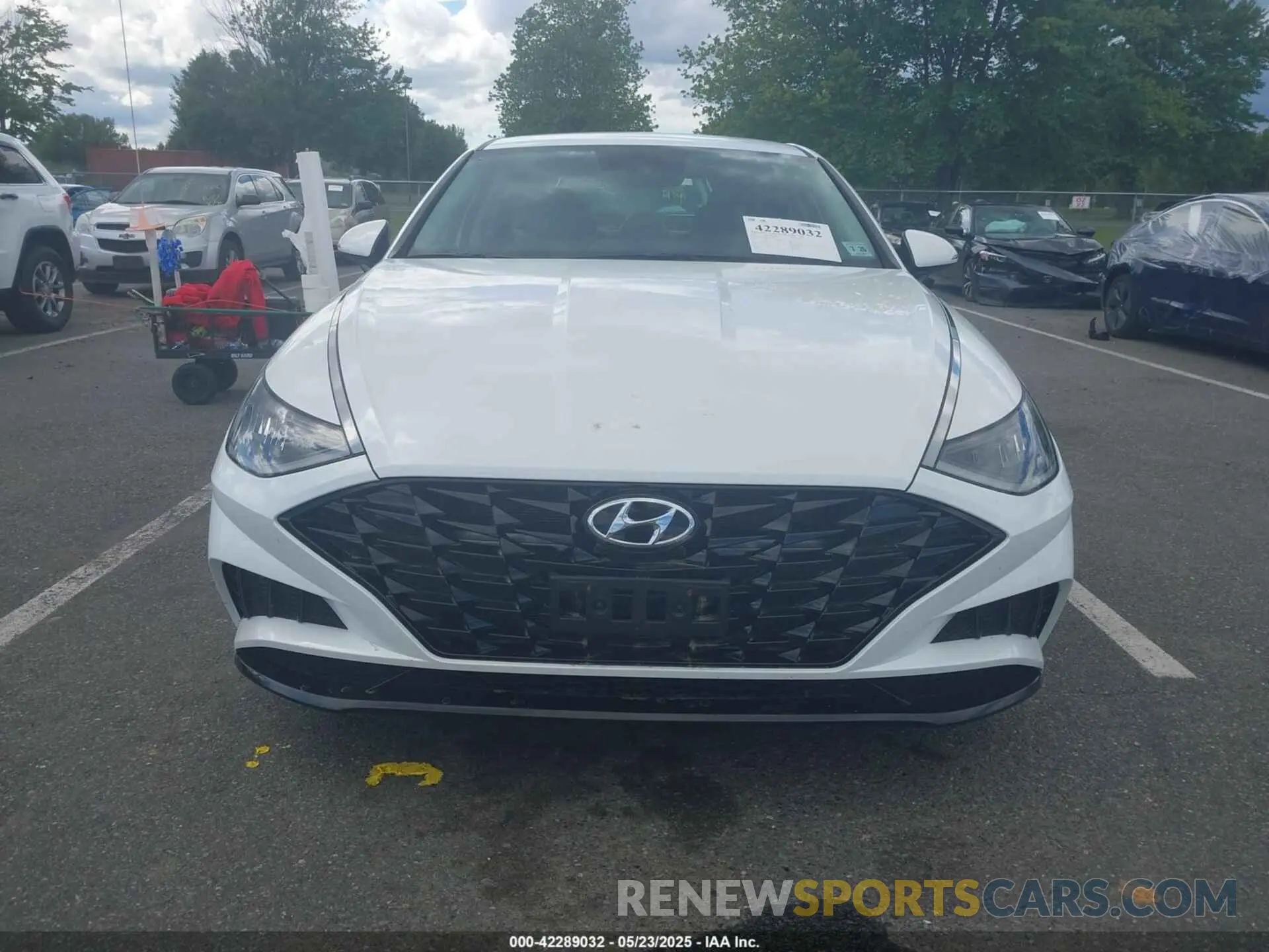 12 fotografías del automóvil dañado 5NPEL4JA0MH070795 HYUNDAI SONATA 2021