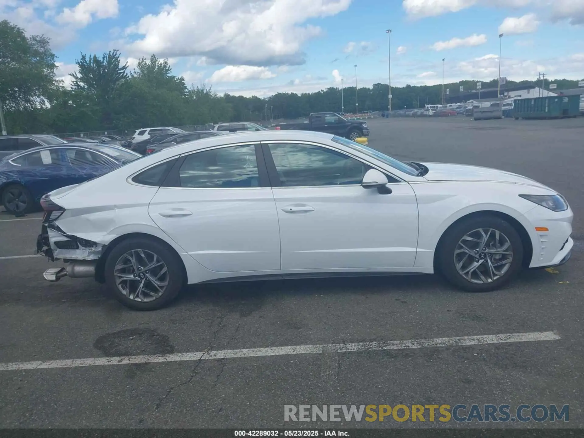 13 fotografías del automóvil dañado 5NPEL4JA0MH070795 HYUNDAI SONATA 2021