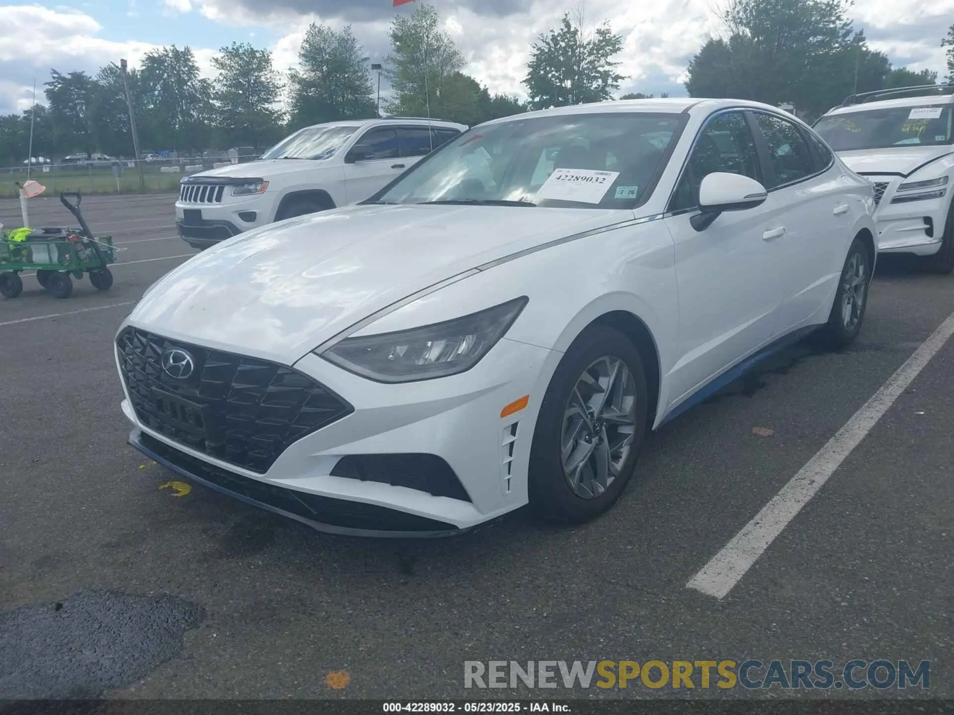 2 fotografías del automóvil dañado 5NPEL4JA0MH070795 HYUNDAI SONATA 2021