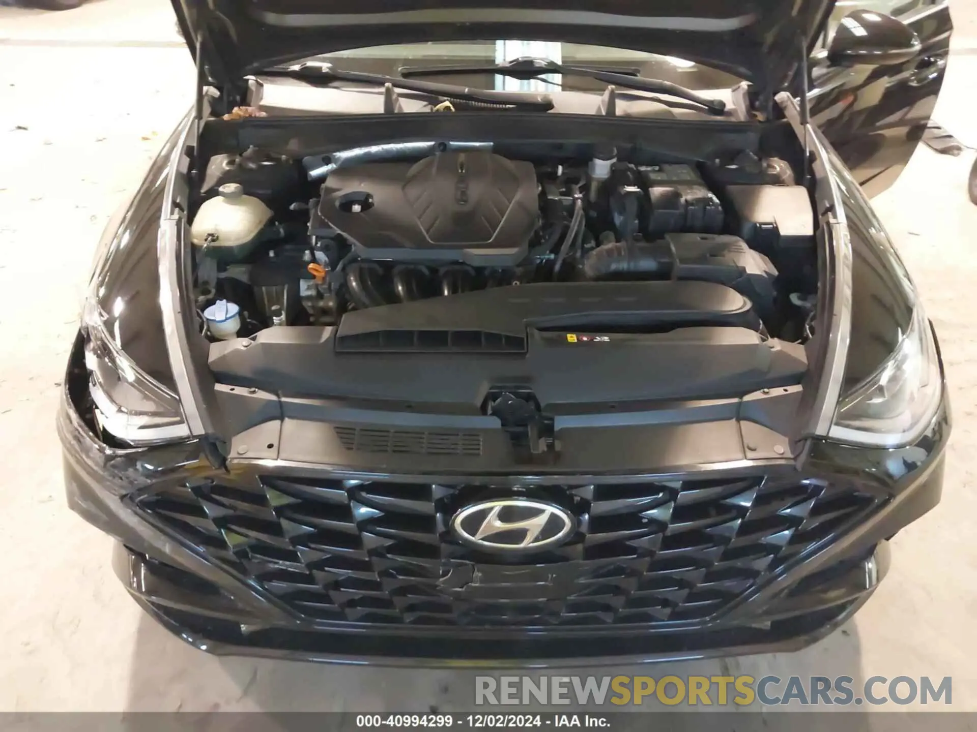 10 fotografías del automóvil dañado 5NPEL4JA0MH077066 HYUNDAI SONATA 2021