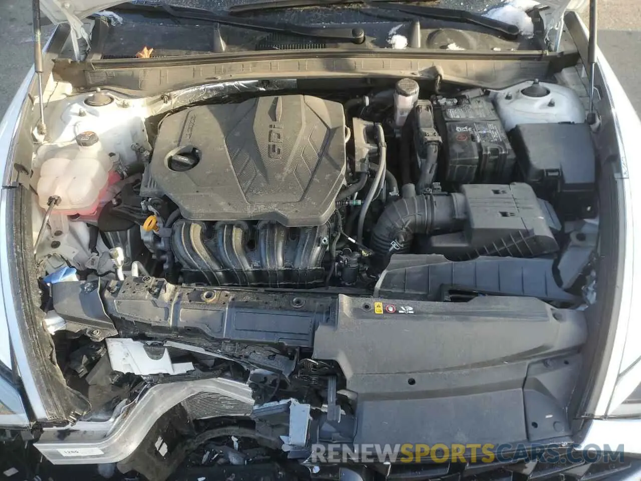 11 fotografías del automóvil dañado 5NPEL4JA1MH097147 HYUNDAI SONATA 2021