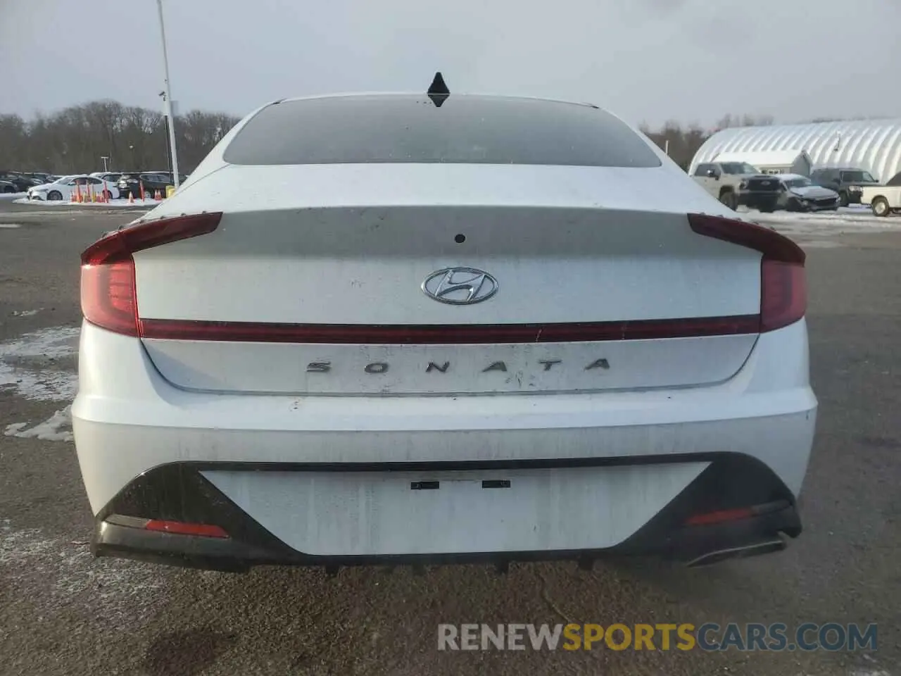 6 fotografías del automóvil dañado 5NPEL4JA1MH097147 HYUNDAI SONATA 2021