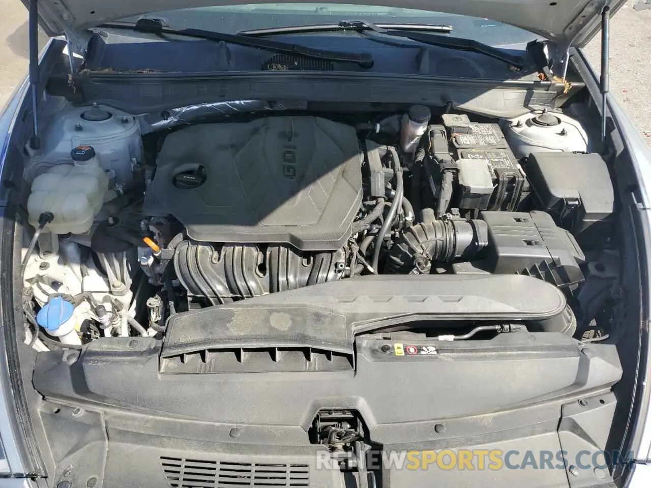 11 fotografías del automóvil dañado 5NPEL4JA1MH117297 HYUNDAI SONATA 2021