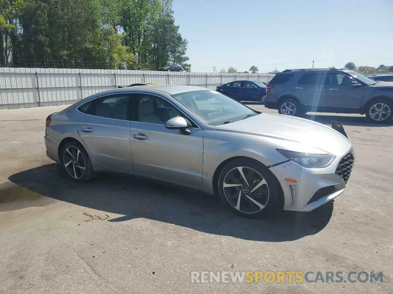 4 fotografías del automóvil dañado 5NPEL4JA1MH117297 HYUNDAI SONATA 2021