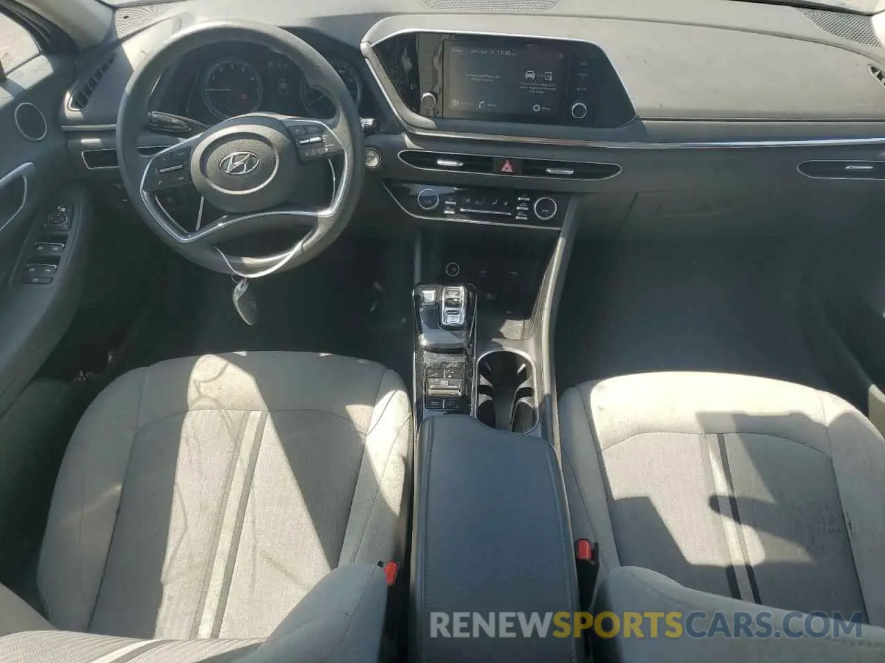 8 fotografías del automóvil dañado 5NPEL4JA1MH117297 HYUNDAI SONATA 2021