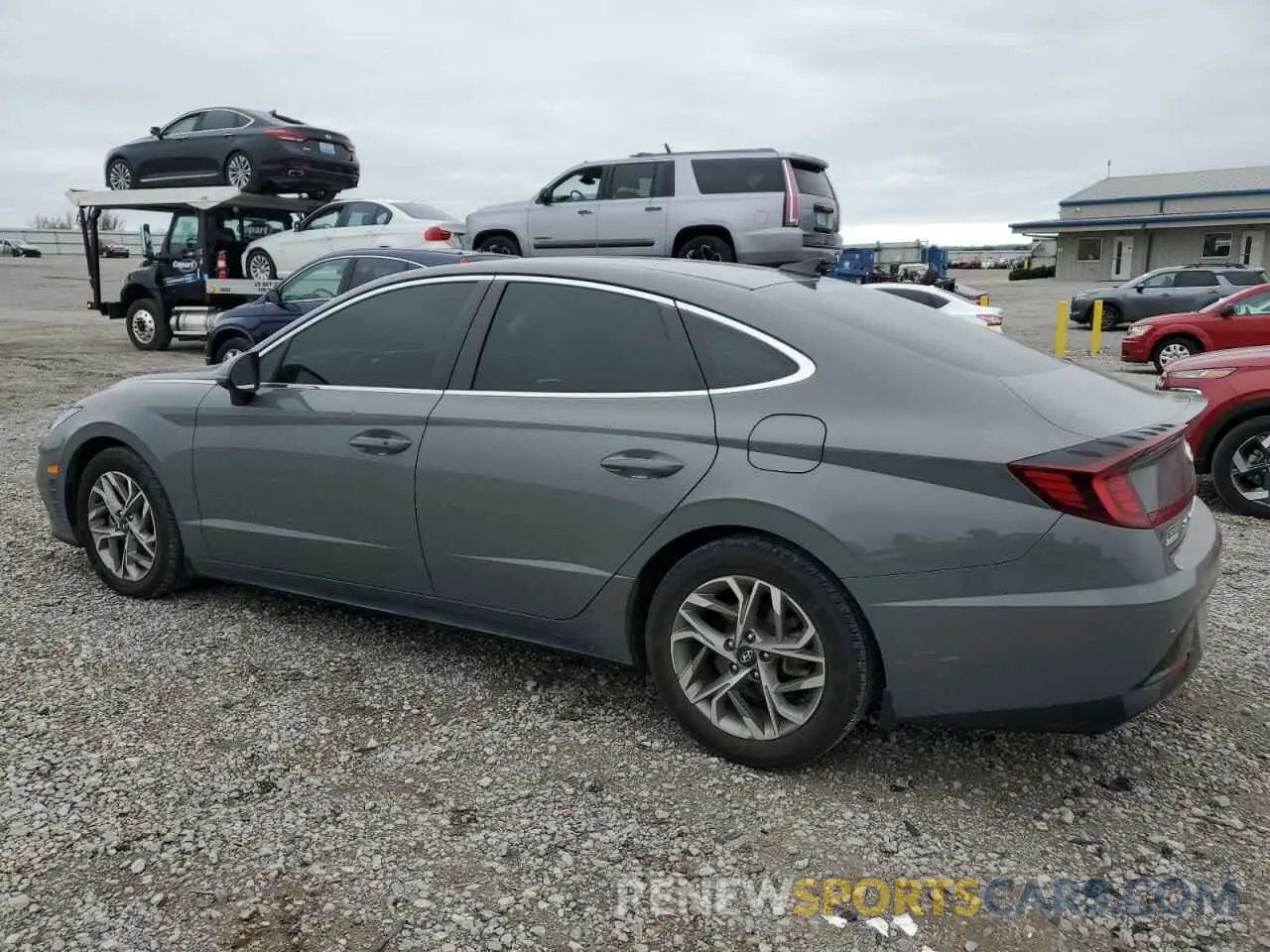 2 fotografías del automóvil dañado 5NPEL4JA2MH069387 HYUNDAI SONATA 2021