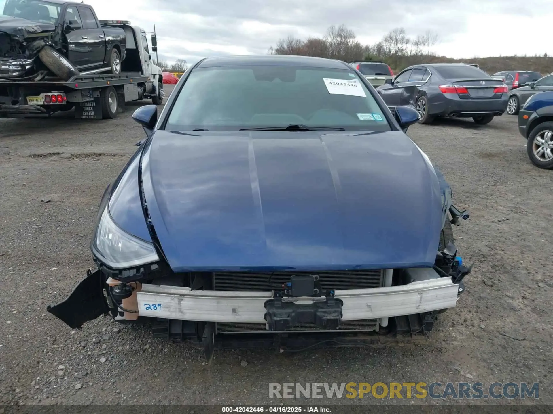 12 fotografías del automóvil dañado 5NPEL4JA2MH083953 HYUNDAI SONATA 2021