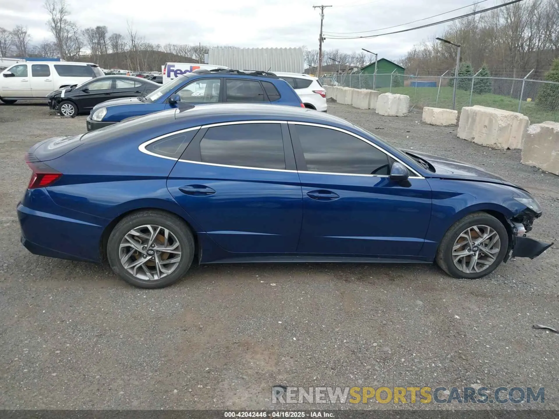 13 fotografías del automóvil dañado 5NPEL4JA2MH083953 HYUNDAI SONATA 2021