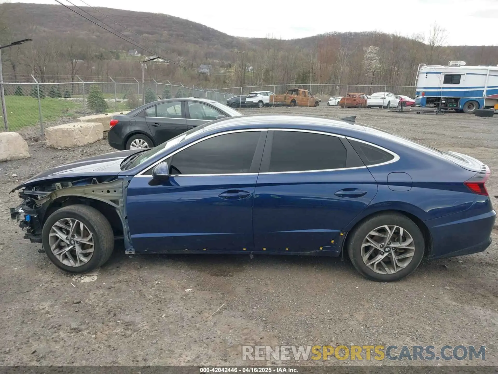 14 fotografías del automóvil dañado 5NPEL4JA2MH083953 HYUNDAI SONATA 2021