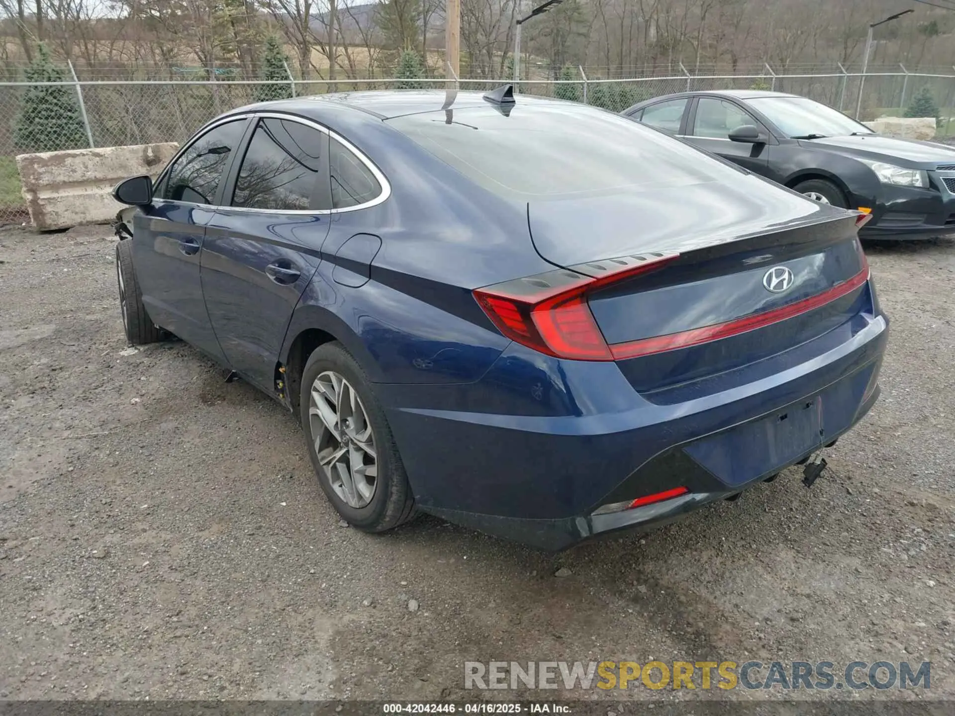 3 fotografías del automóvil dañado 5NPEL4JA2MH083953 HYUNDAI SONATA 2021
