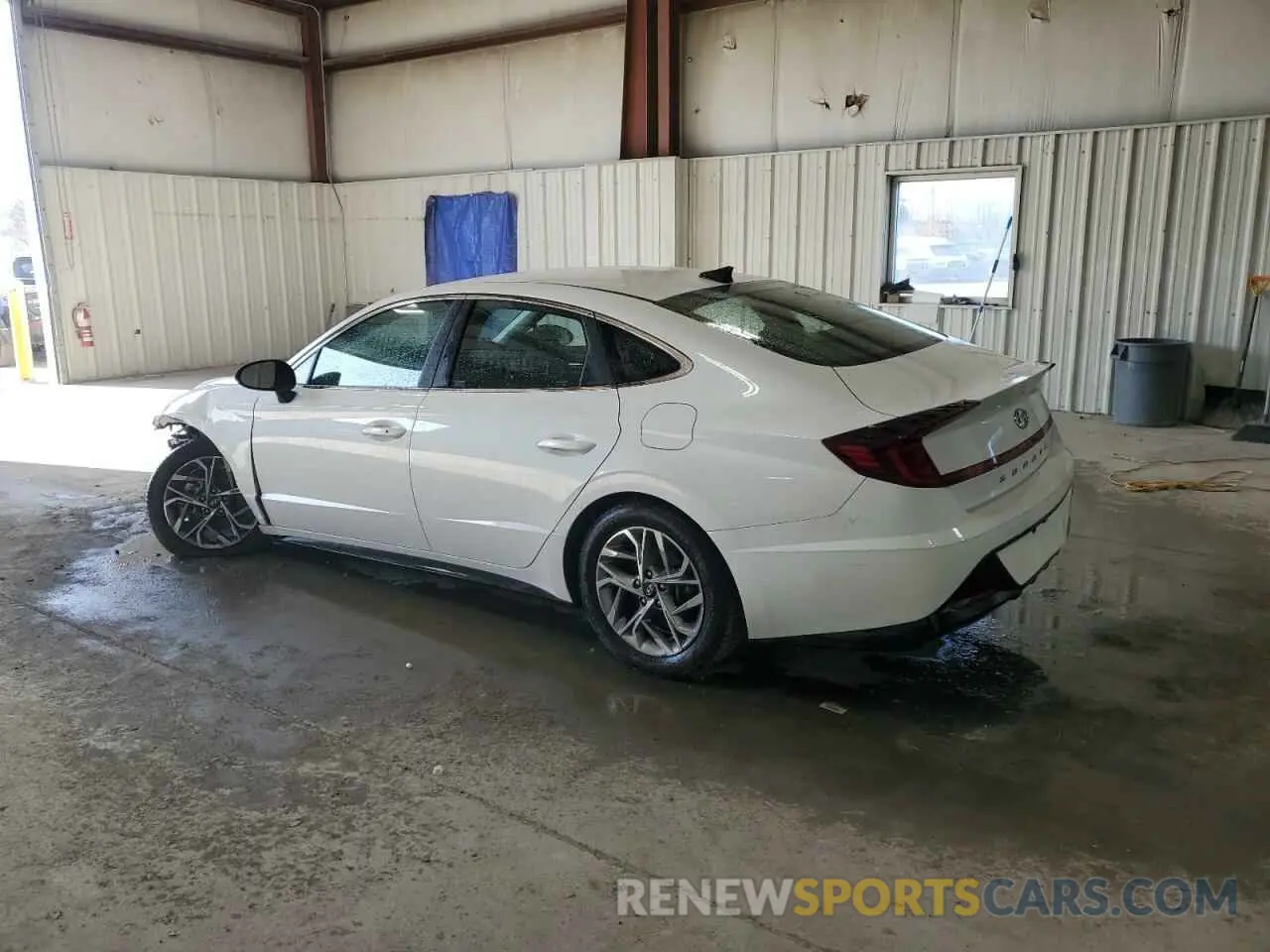 2 fotografías del automóvil dañado 5NPEL4JA2MH102520 HYUNDAI SONATA 2021