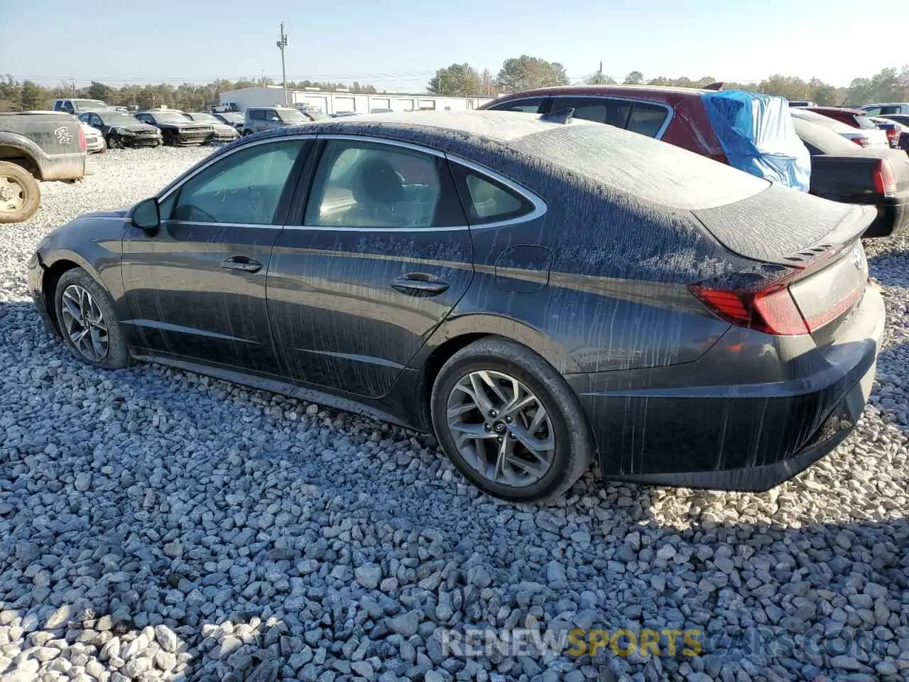 2 fotografías del automóvil dañado 5NPEL4JA5MH071232 HYUNDAI SONATA 2021