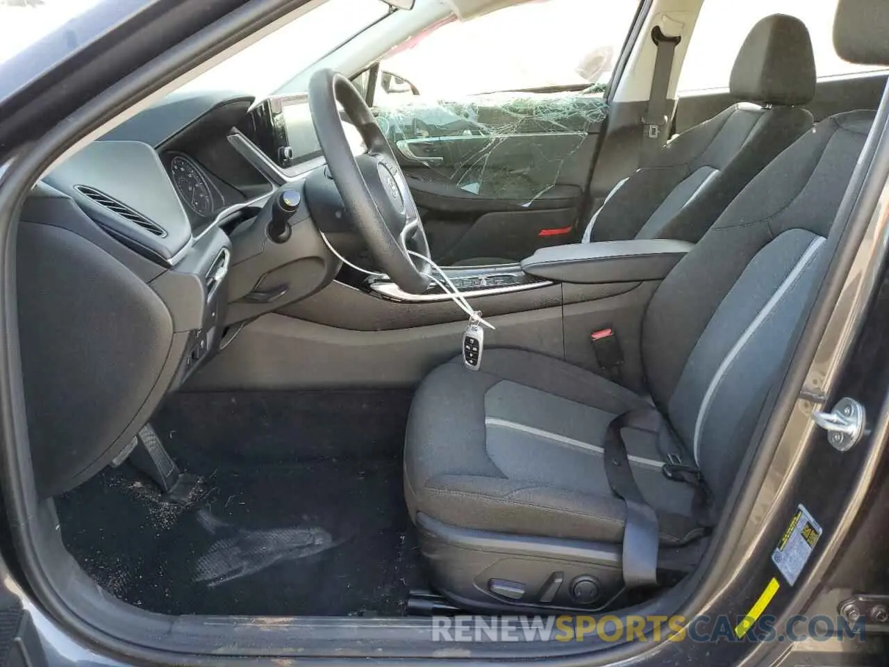 7 fotografías del automóvil dañado 5NPEL4JA5MH071232 HYUNDAI SONATA 2021