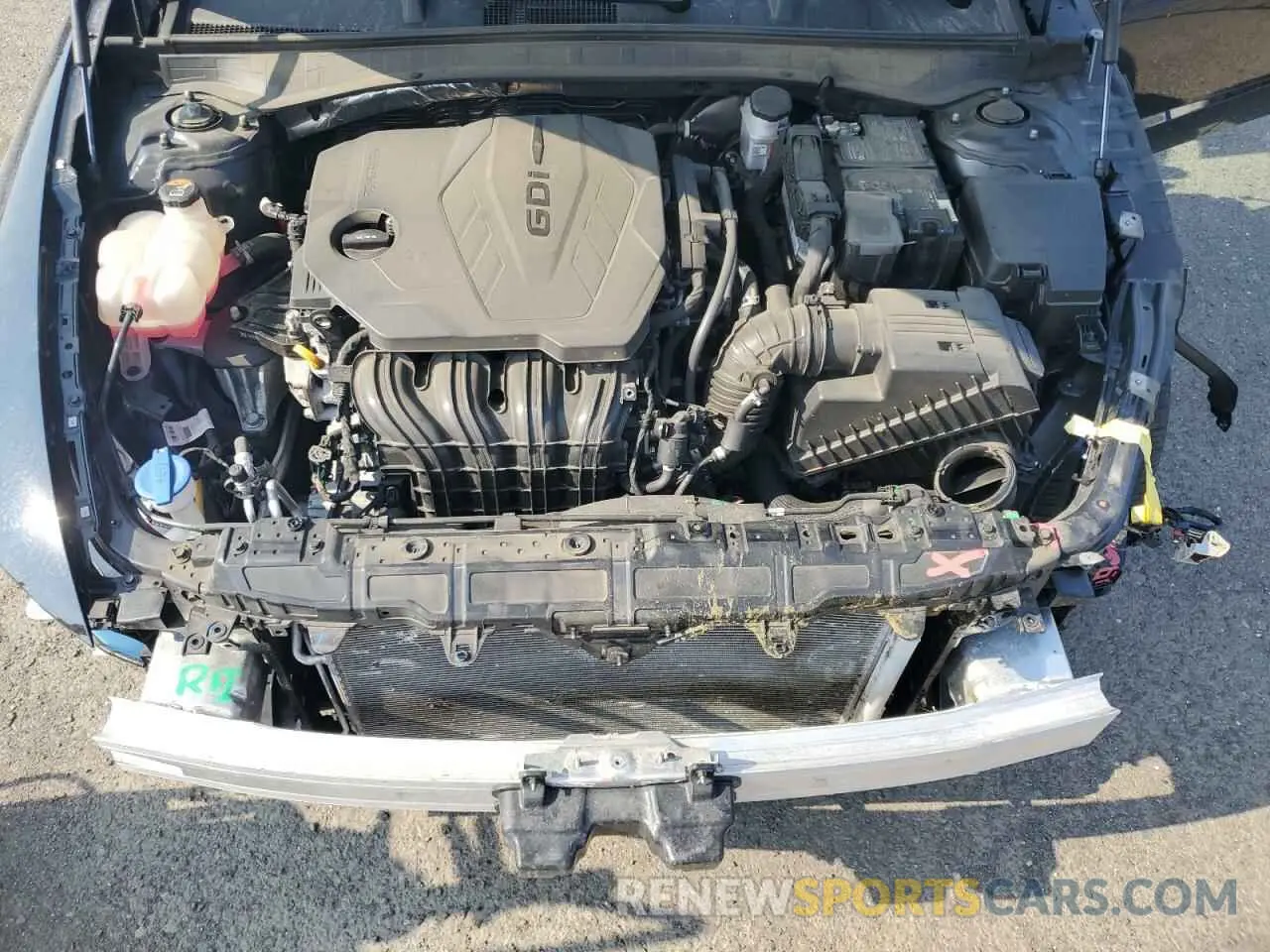 11 fotografías del automóvil dañado 5NPEL4JA5MH098558 HYUNDAI SONATA 2021