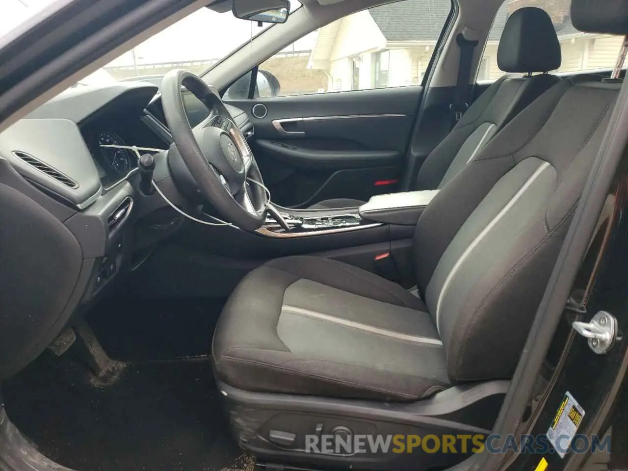 7 fotografías del automóvil dañado 5NPEL4JA6MH066752 HYUNDAI SONATA 2021