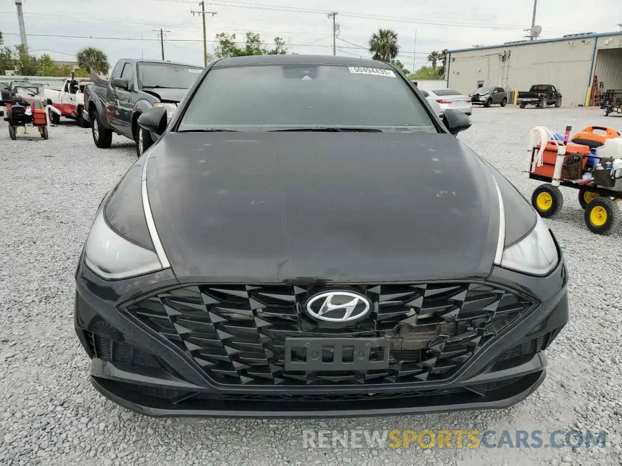 5 fotografías del automóvil dañado 5NPEL4JA6MH067822 HYUNDAI SONATA 2021