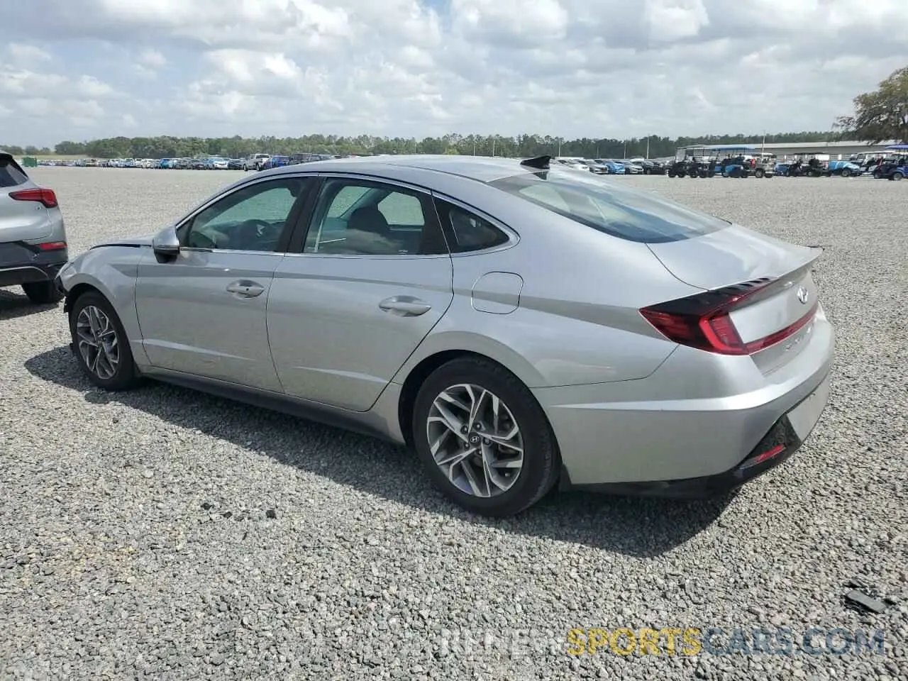2 fotografías del automóvil dañado 5NPEL4JA6MH107073 HYUNDAI SONATA 2021