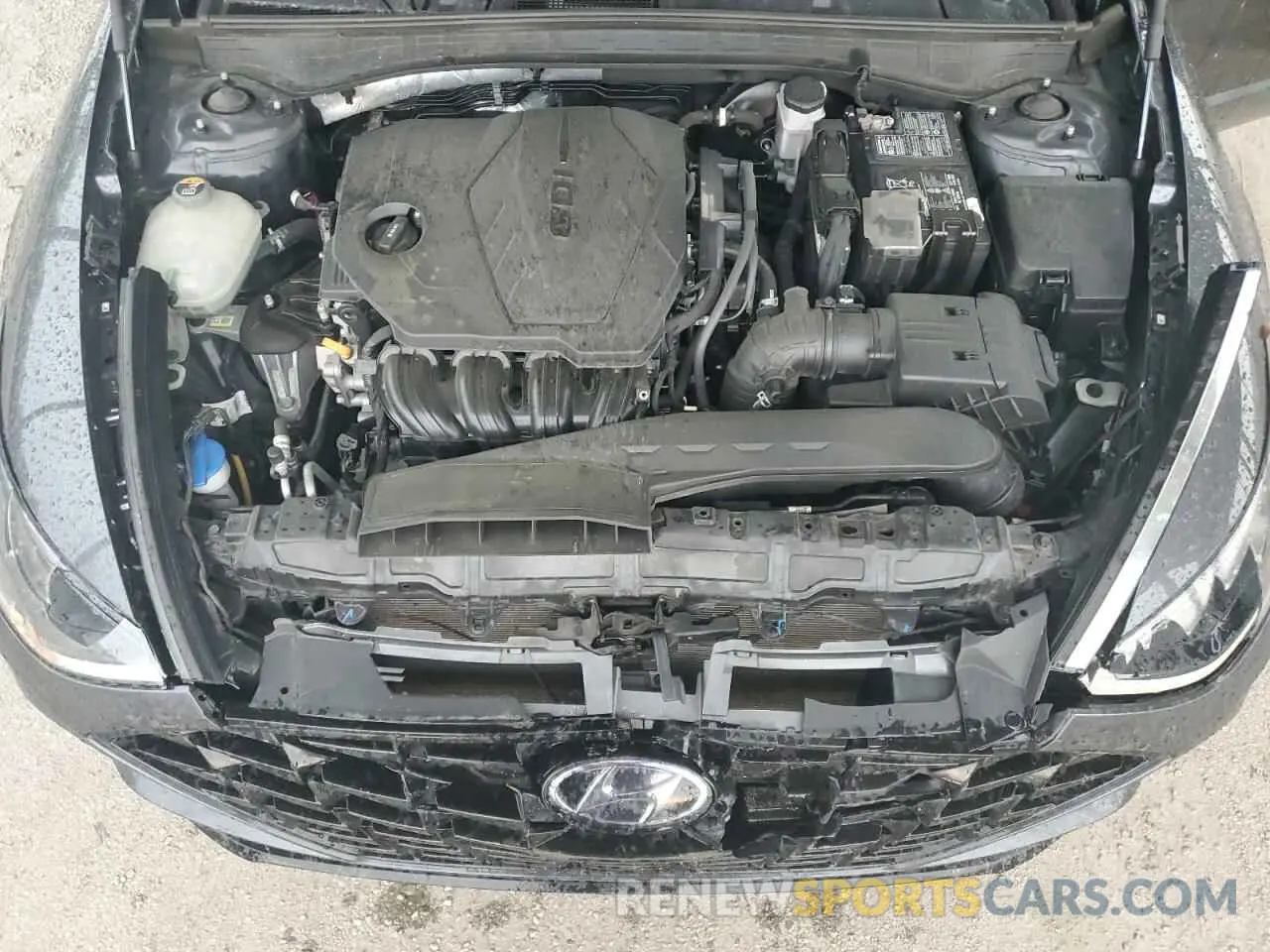 11 fotografías del automóvil dañado 5NPEL4JA8MH069507 HYUNDAI SONATA 2021