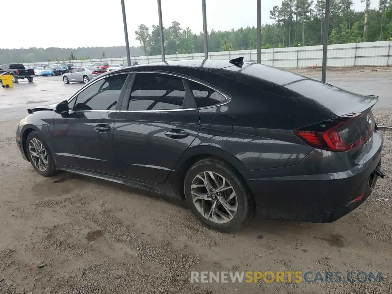 2 fotografías del automóvil dañado 5NPEL4JA8MH069507 HYUNDAI SONATA 2021