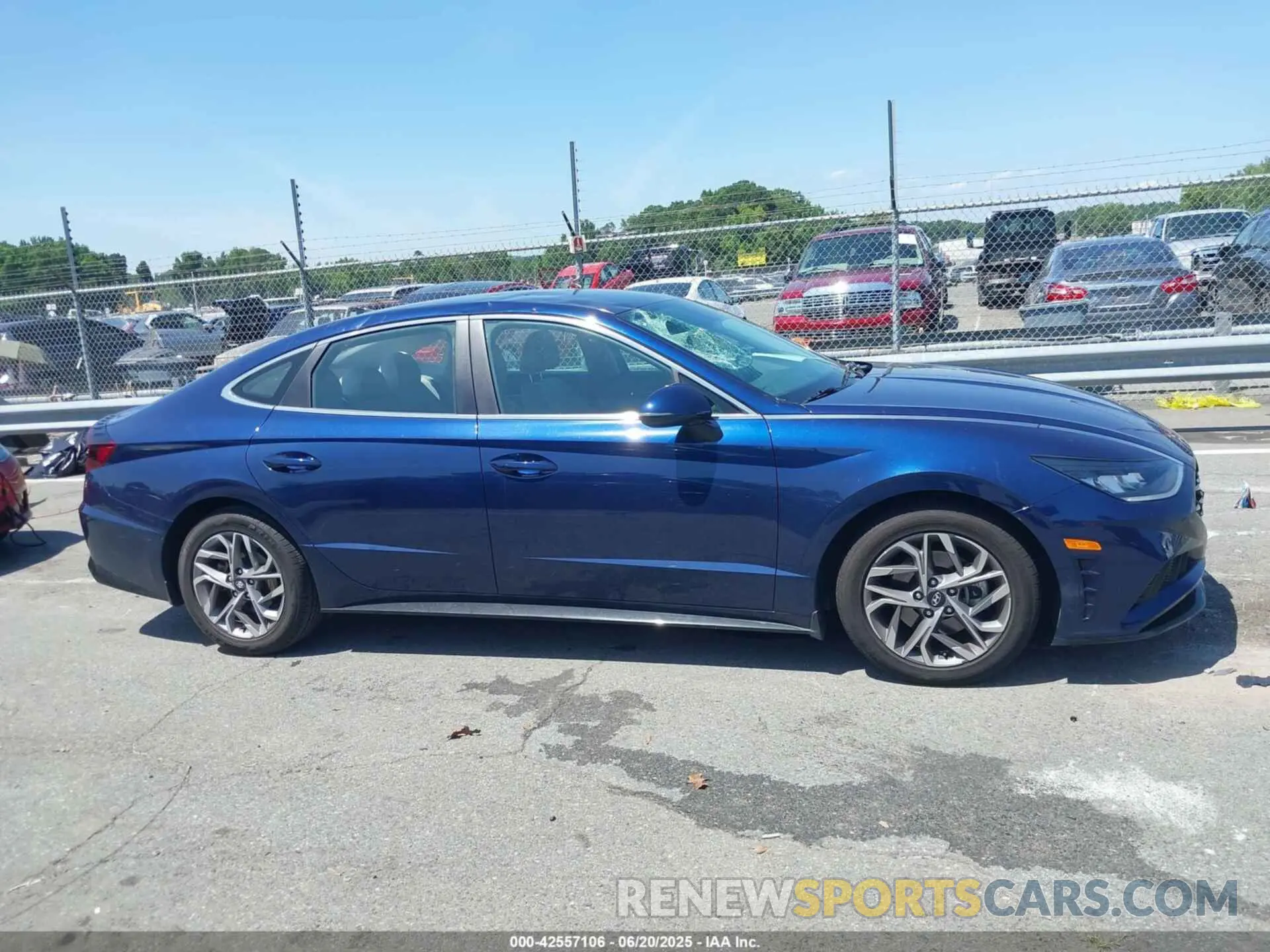 13 fotografías del automóvil dañado 5NPEL4JA8MH096366 HYUNDAI SONATA 2021