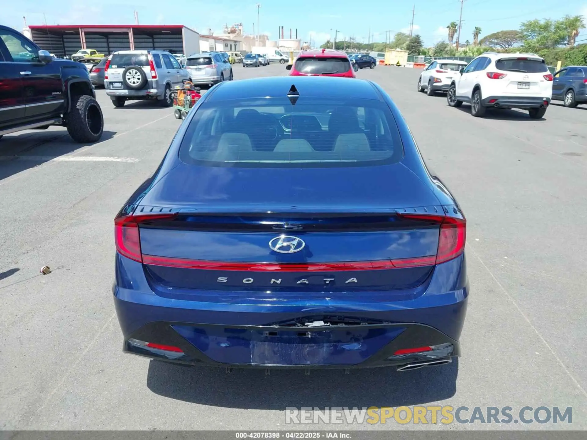 16 fotografías del automóvil dañado 5NPEL4JA9MH086333 HYUNDAI SONATA 2021