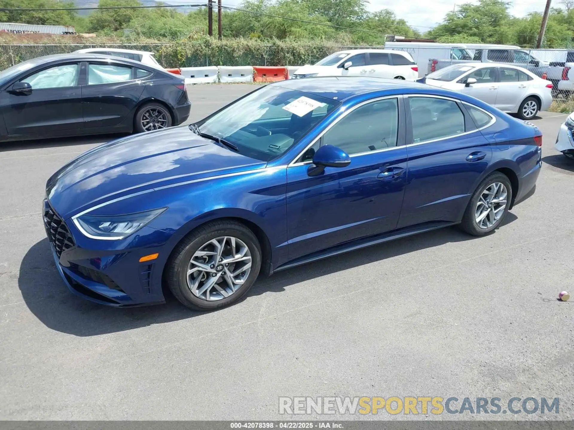 2 fotografías del automóvil dañado 5NPEL4JA9MH086333 HYUNDAI SONATA 2021