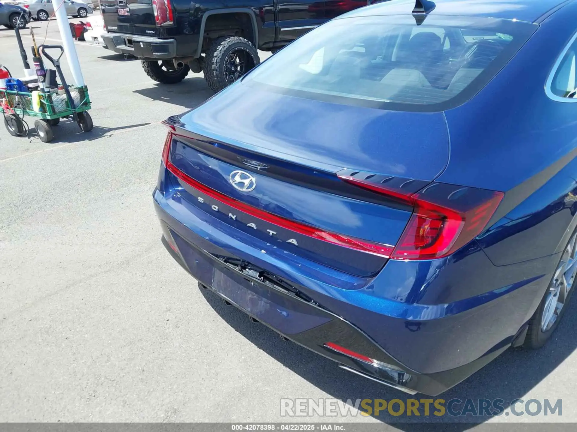 6 fotografías del automóvil dañado 5NPEL4JA9MH086333 HYUNDAI SONATA 2021
