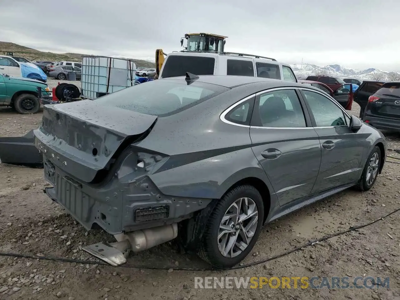 3 fotografías del automóvil dañado 5NPEL4JA9MH090446 HYUNDAI SONATA 2021