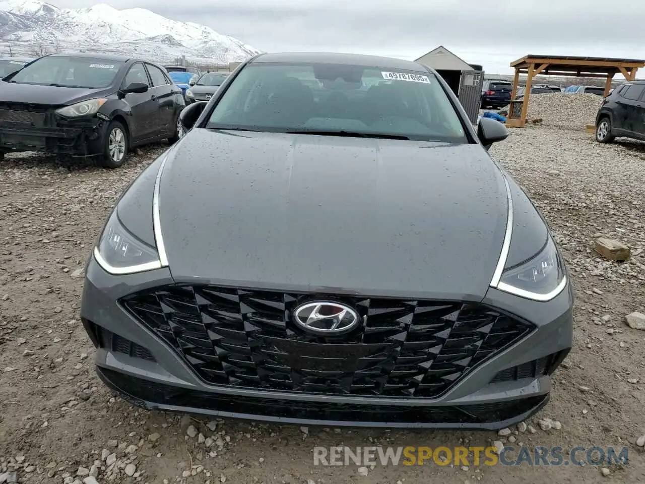 5 fotografías del automóvil dañado 5NPEL4JA9MH090446 HYUNDAI SONATA 2021
