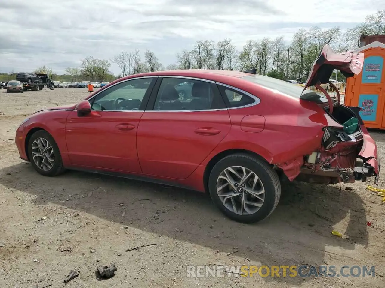 2 fotografías del automóvil dañado 5NPEL4JA9MH093413 HYUNDAI SONATA 2021