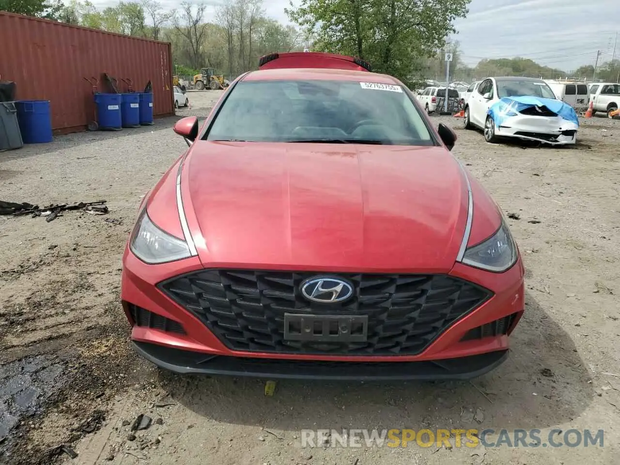 5 fotografías del automóvil dañado 5NPEL4JA9MH093413 HYUNDAI SONATA 2021