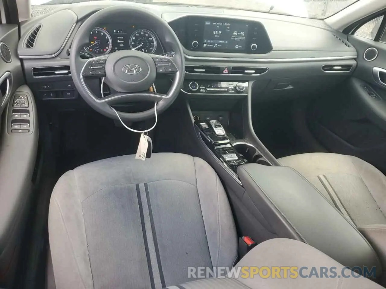 8 fotografías del automóvil dañado 5NPEL4JA9MH096618 HYUNDAI SONATA 2021