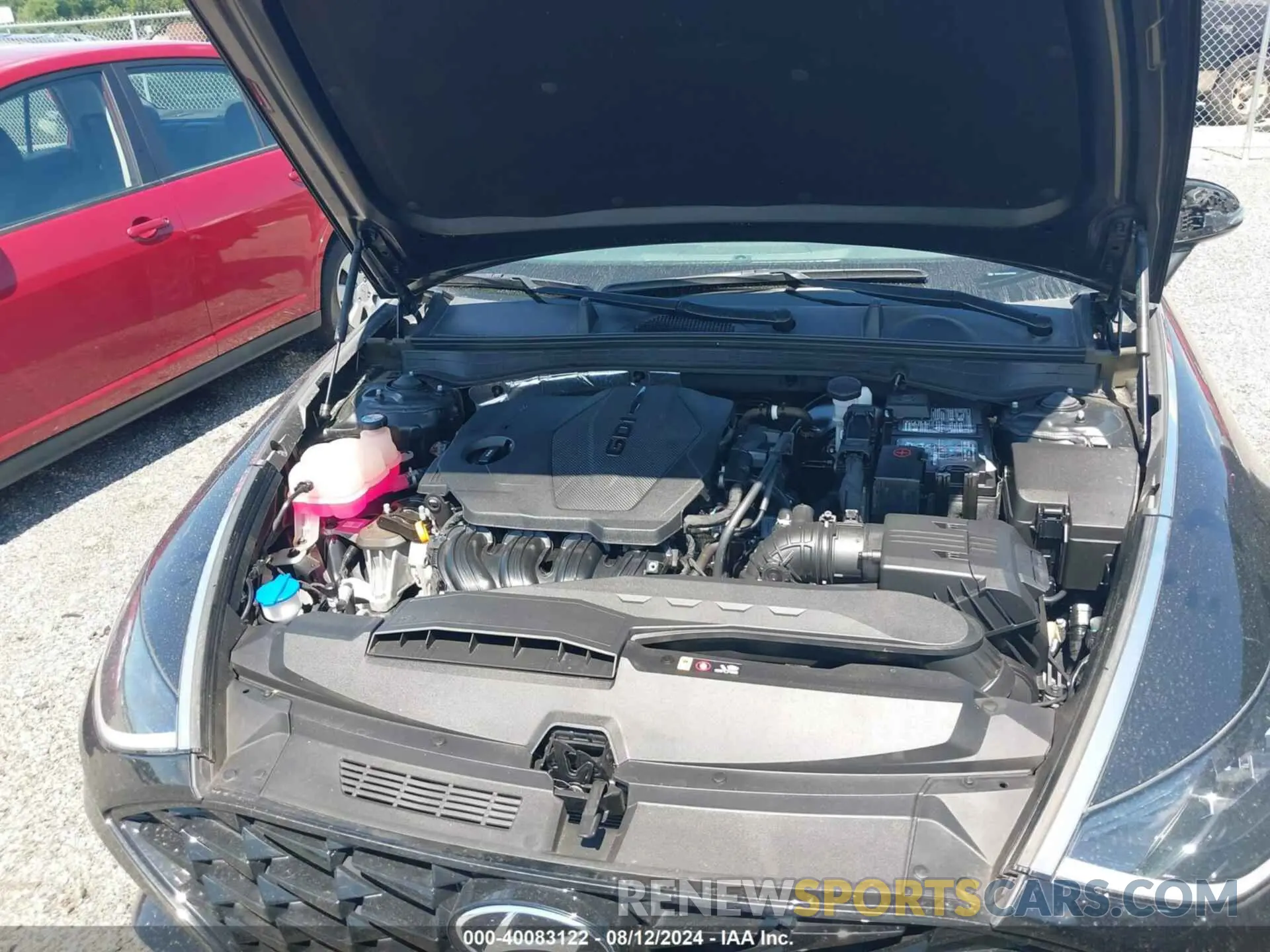 10 fotografías del automóvil dañado 5NPEL4JA9MH114860 HYUNDAI SONATA 2021
