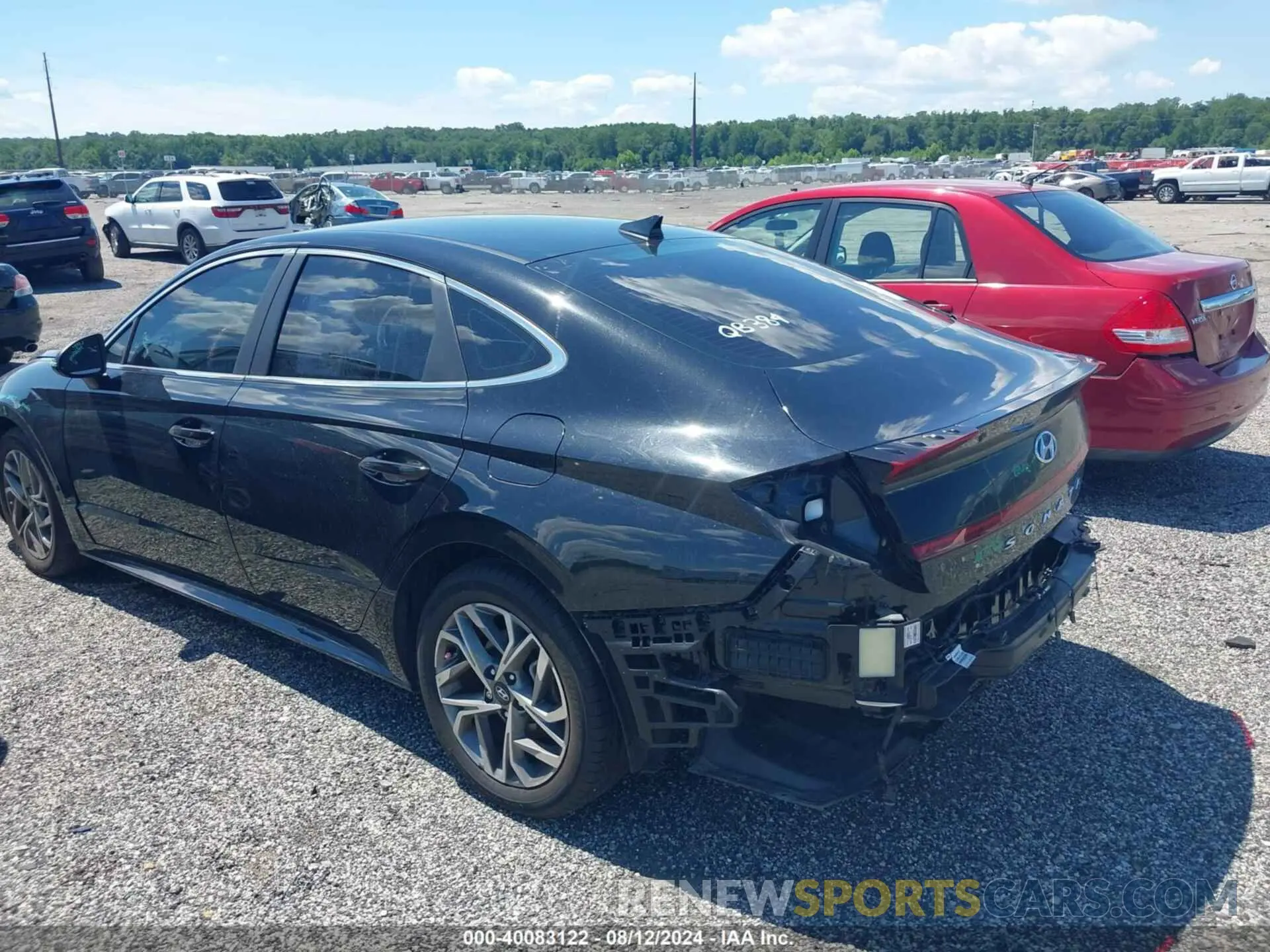 14 fotografías del automóvil dañado 5NPEL4JA9MH114860 HYUNDAI SONATA 2021