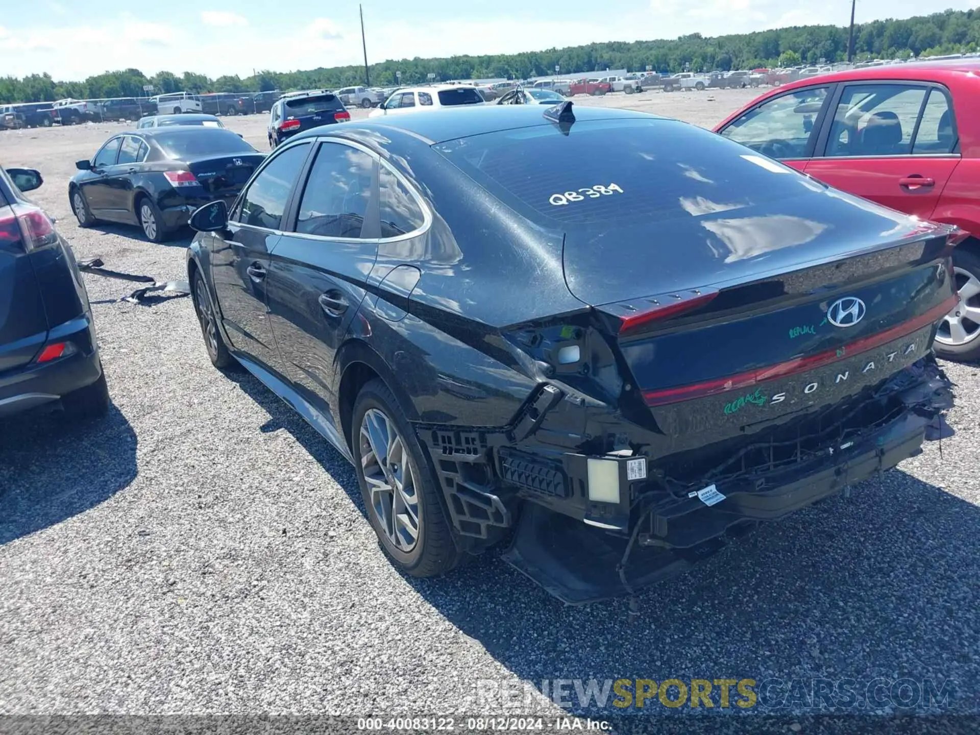3 fotografías del automóvil dañado 5NPEL4JA9MH114860 HYUNDAI SONATA 2021