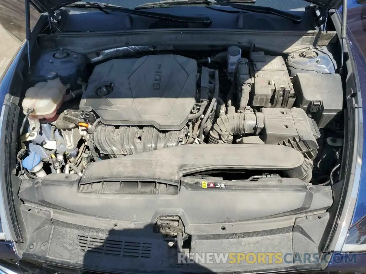 11 fotografías del automóvil dañado 5NPEL4JA9MH129732 HYUNDAI SONATA 2021