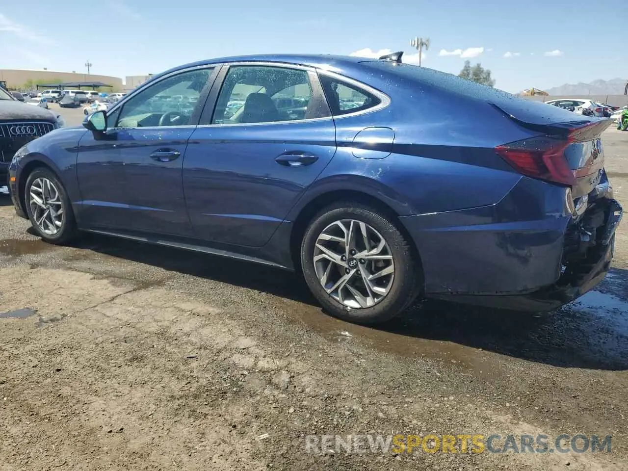 2 fotografías del automóvil dañado 5NPEL4JA9MH129732 HYUNDAI SONATA 2021