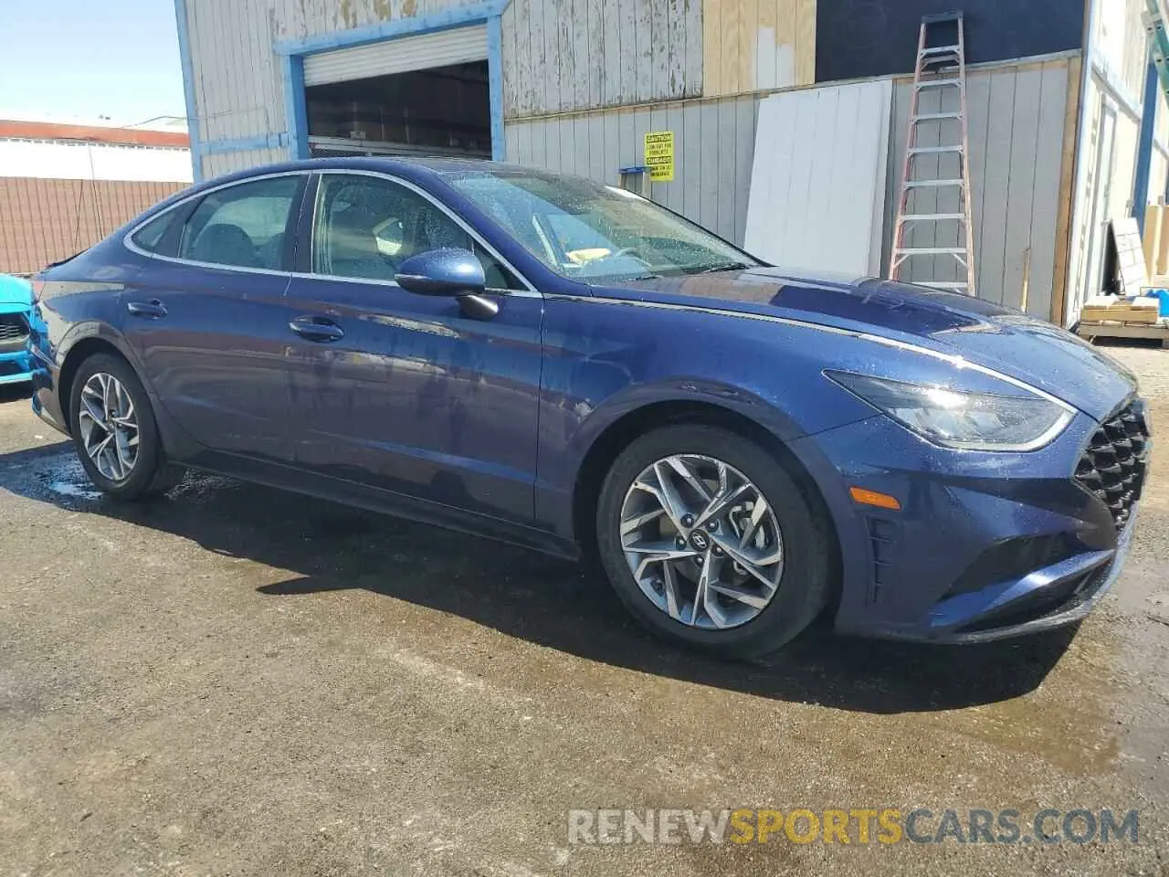 4 fotografías del automóvil dañado 5NPEL4JA9MH129732 HYUNDAI SONATA 2021