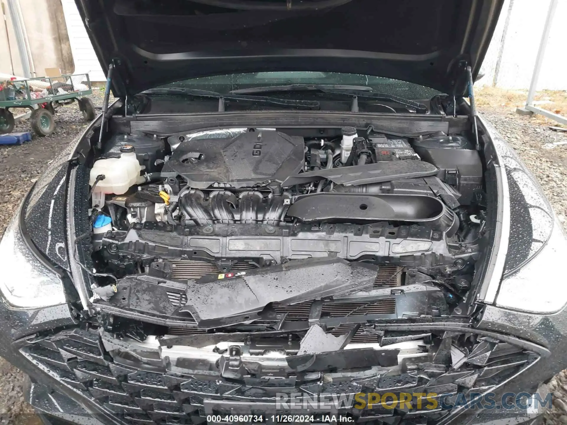 10 fotografías del automóvil dañado 5NPEL4JAXMH094568 HYUNDAI SONATA 2021