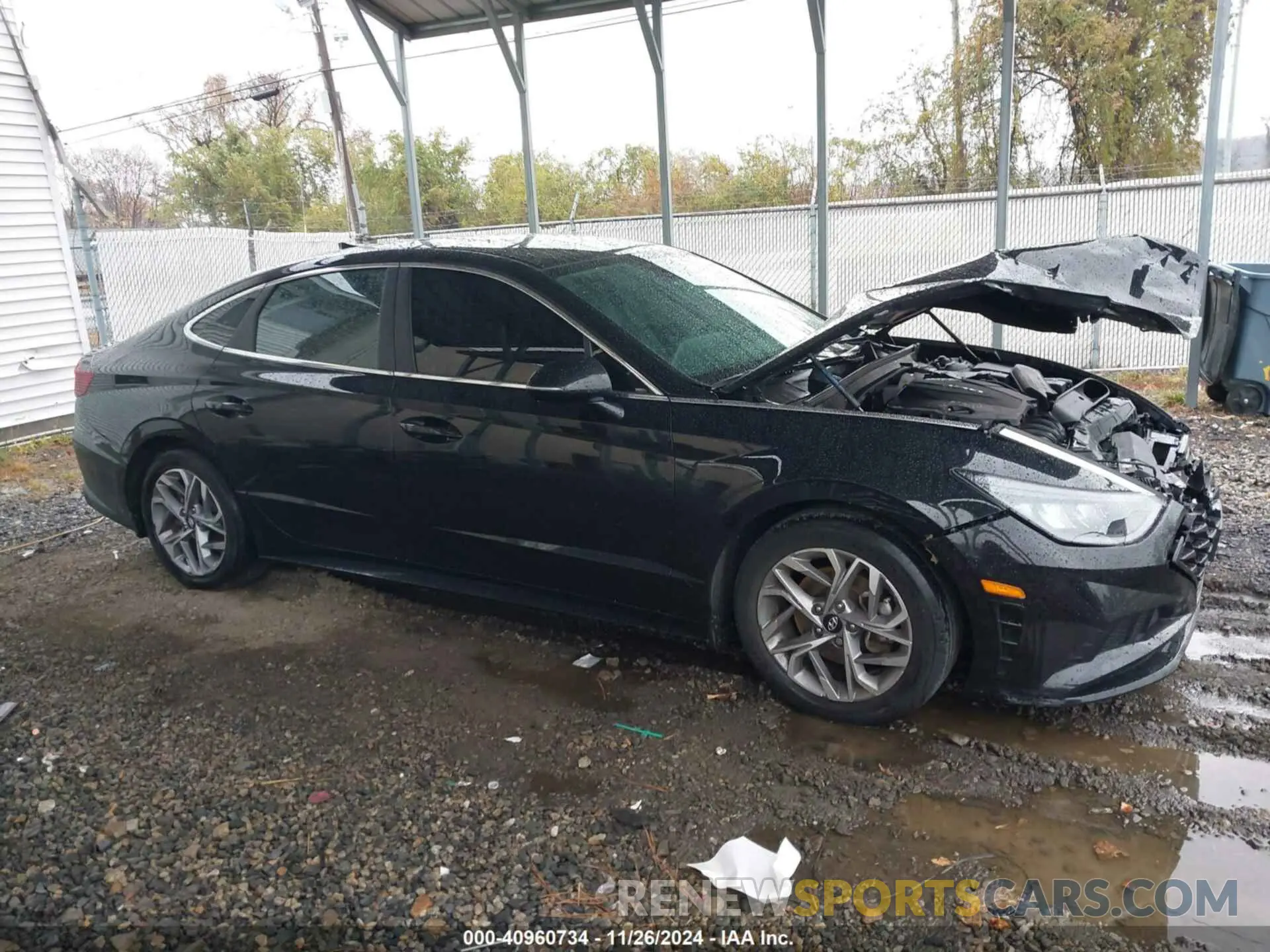 14 fotografías del automóvil dañado 5NPEL4JAXMH094568 HYUNDAI SONATA 2021