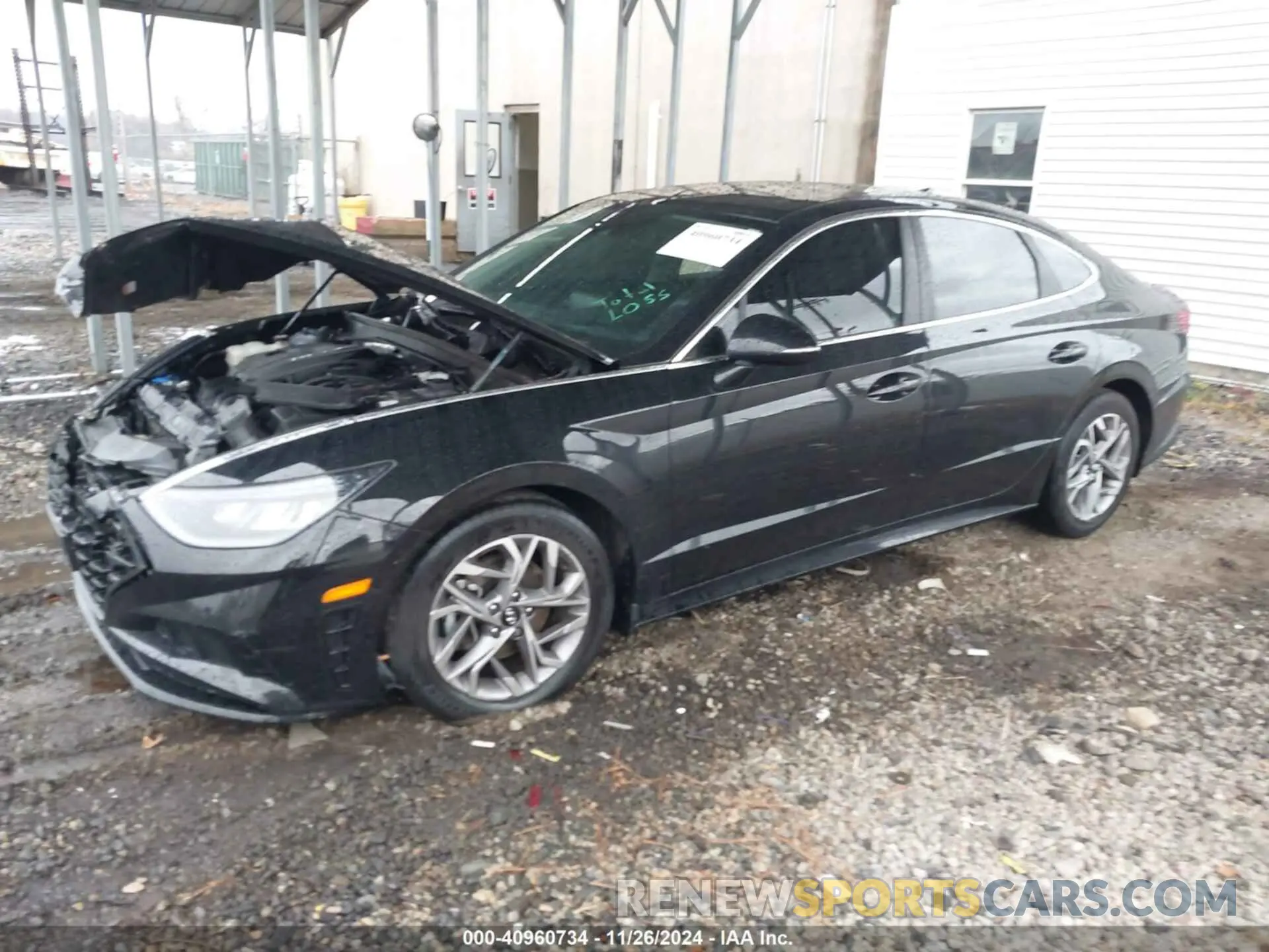 2 fotografías del automóvil dañado 5NPEL4JAXMH094568 HYUNDAI SONATA 2021