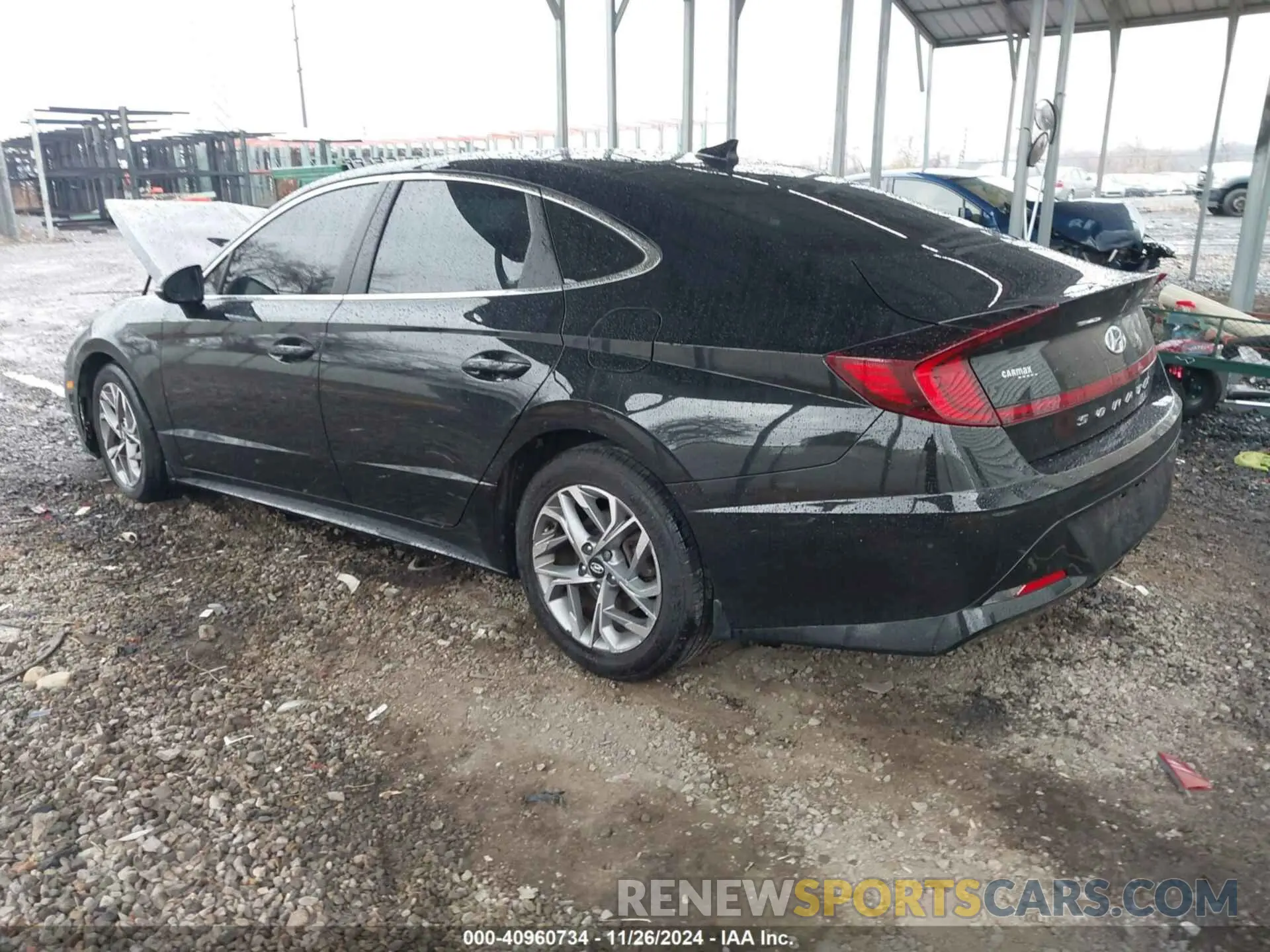 3 fotografías del automóvil dañado 5NPEL4JAXMH094568 HYUNDAI SONATA 2021