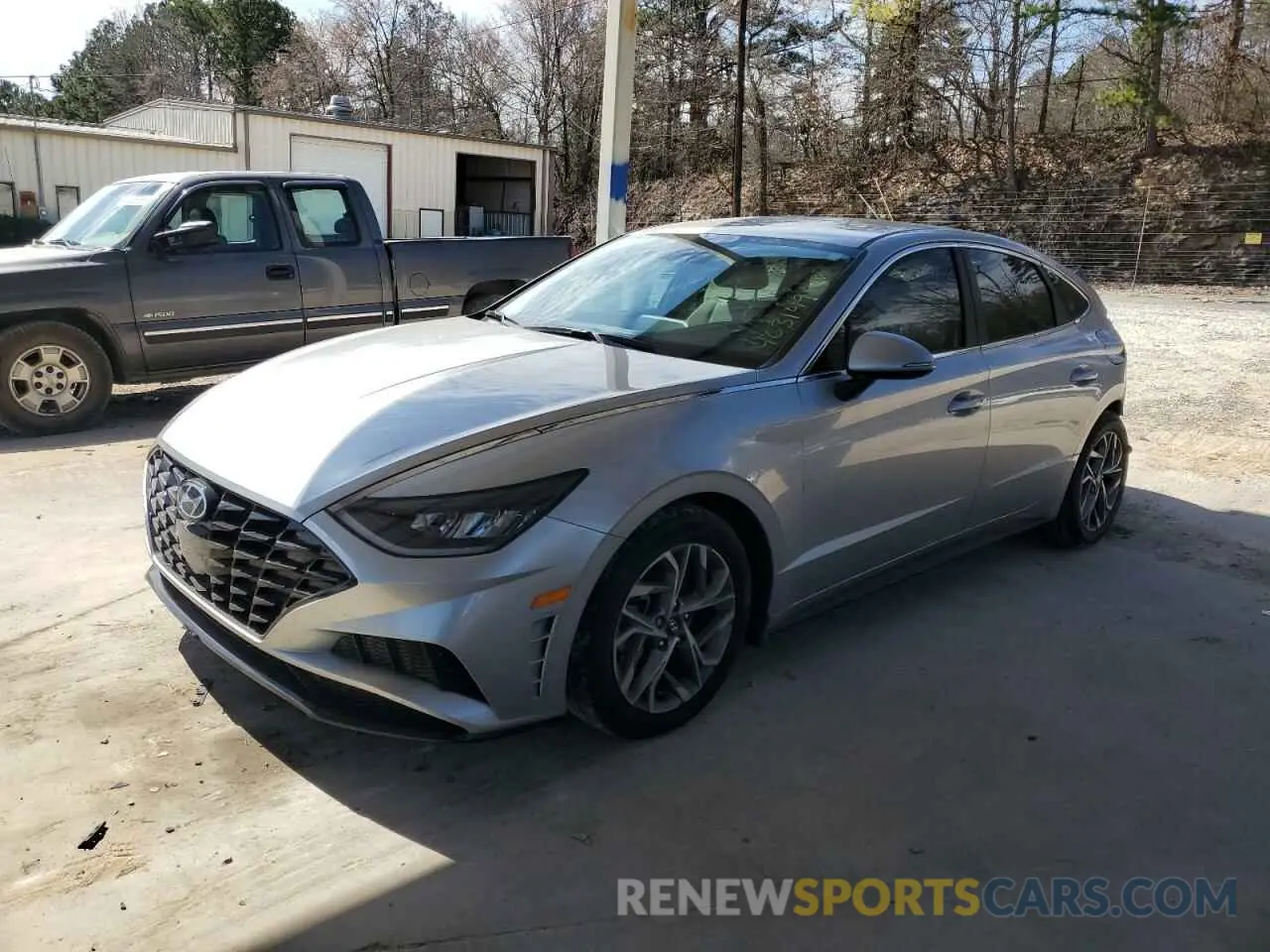 1 fotografías del automóvil dañado 5NPEL4JAXMH115032 HYUNDAI SONATA 2021