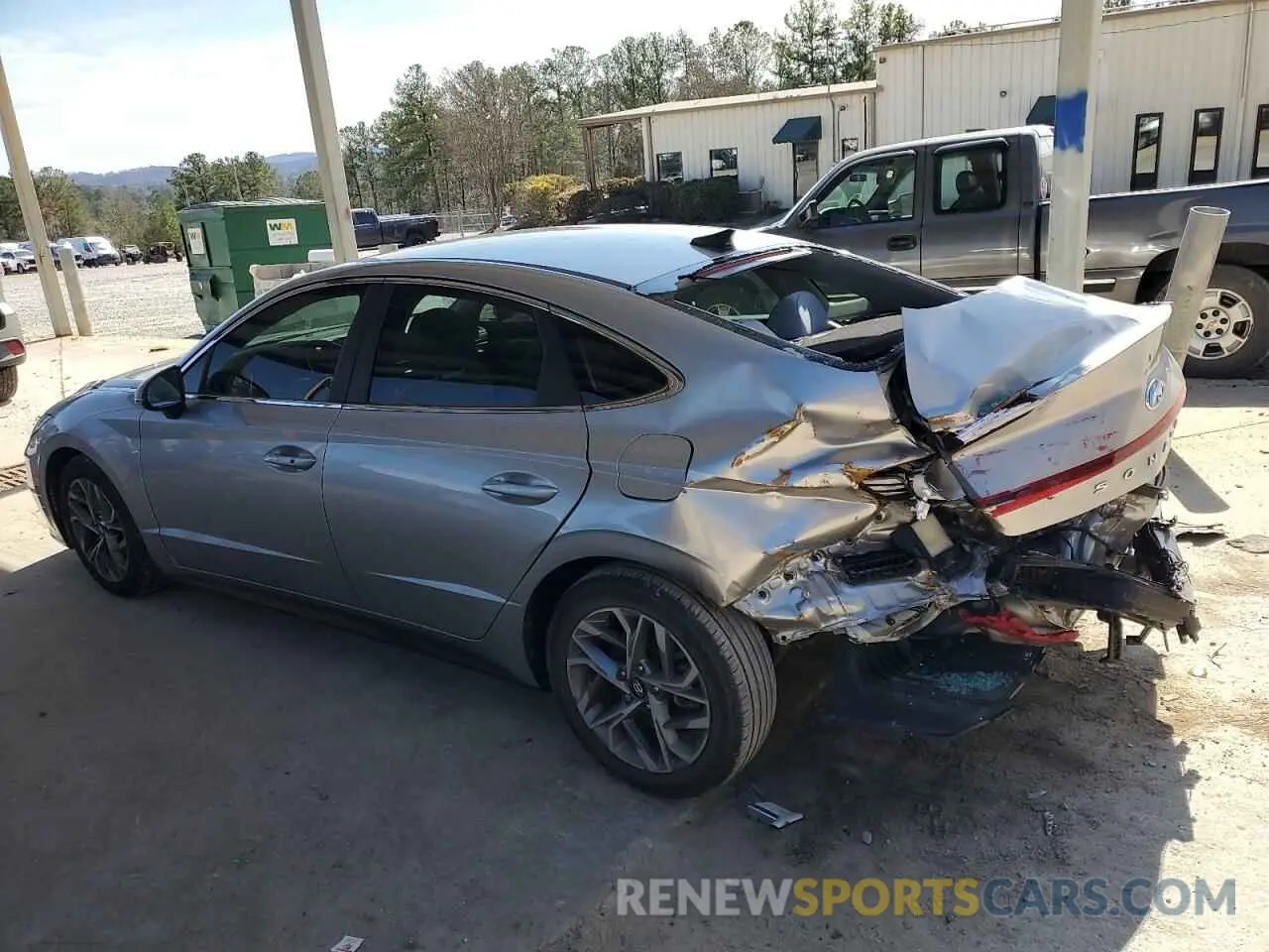 2 fotografías del automóvil dañado 5NPEL4JAXMH115032 HYUNDAI SONATA 2021